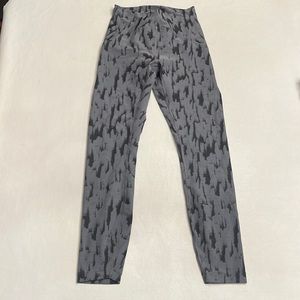 lululemon athletica Gray Patterned Leggings instill